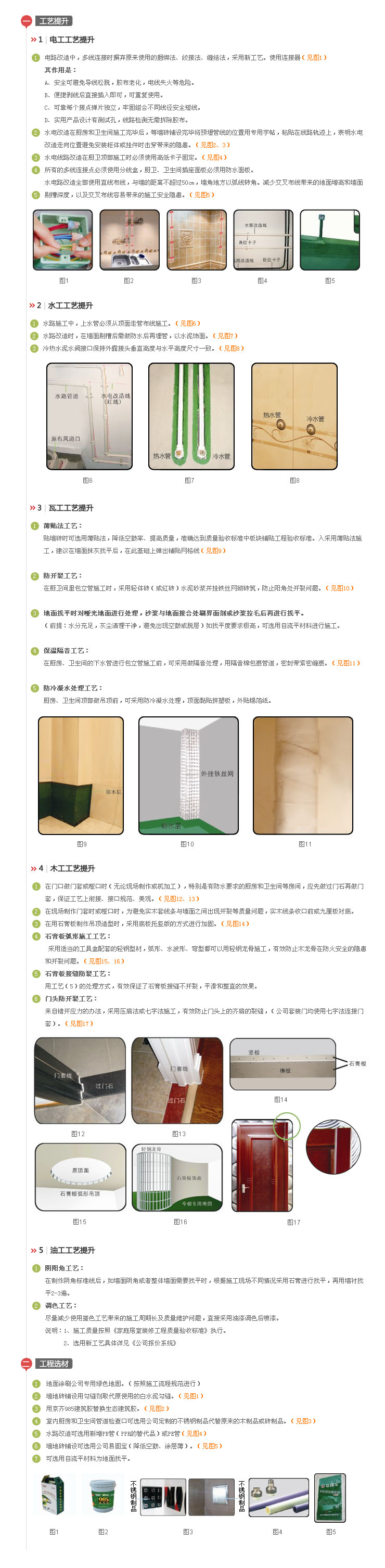 標準工程-工藝標準及規范